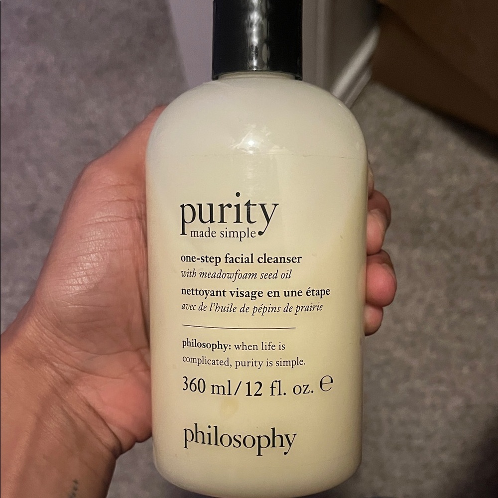 Philosophy Purity Made Simple Facial Cleanser - Cream and Black Cap
